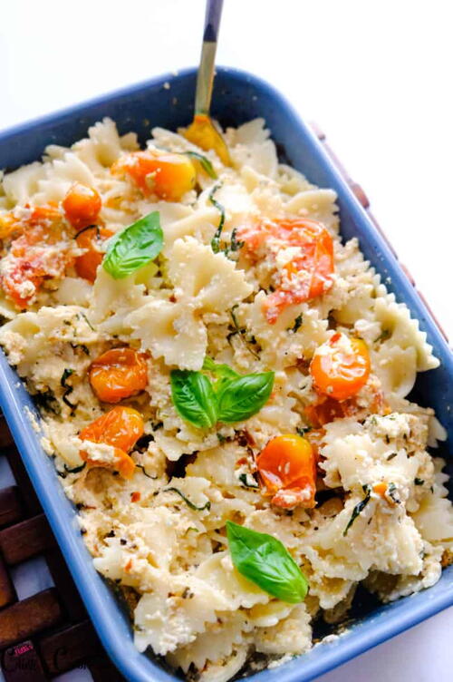 Baked Feta Pasta Recipe Baked Feta Pasta Recipe