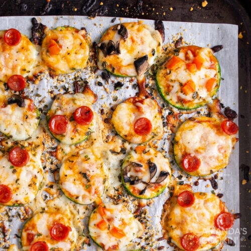 Zucchini Pizza Bites Zucchini Pizza Bites