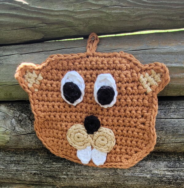 Beaver Potholder Beaver Potholder