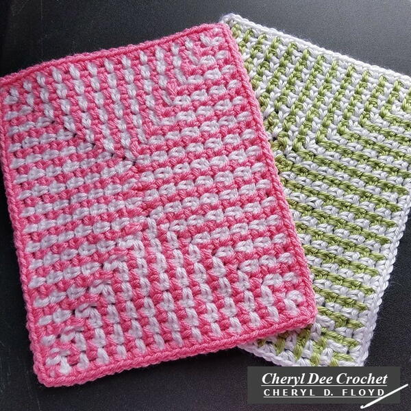 Islas Afghan Block - Radiating Moss Stitch Rectangle Isla's Afghan Block - Radiating Moss Stitch Rectangle