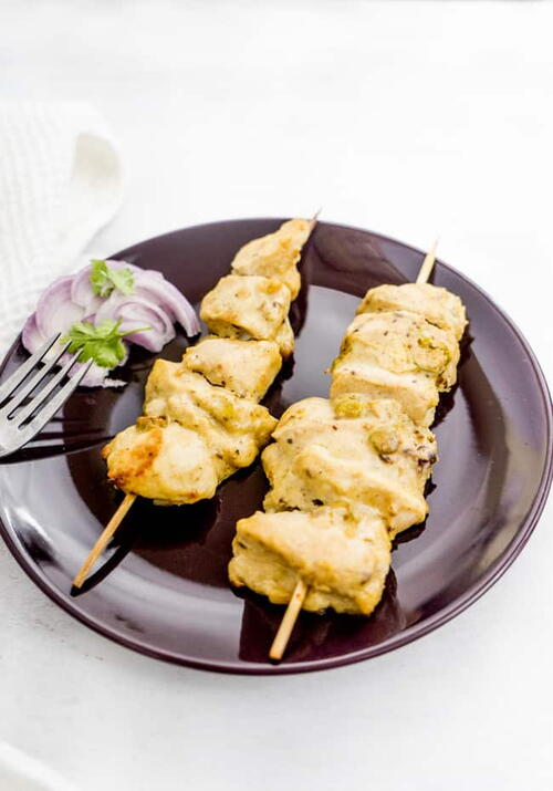 Creamy Chicken Kebabs Recipe Creamy Chicken Kebabs Recipe