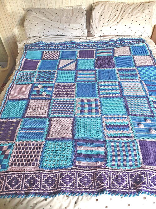 The 50 Stitches Crochet Along Afghan The 50 Stitches Crochet Along Afghan
