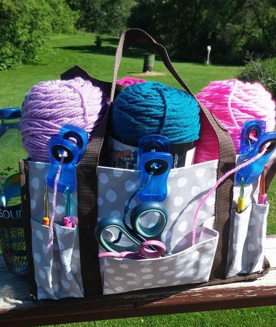 Crochet Hack Bag for Supplies