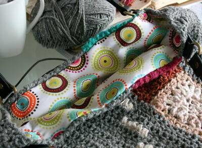 How to Line a Crochet Bag