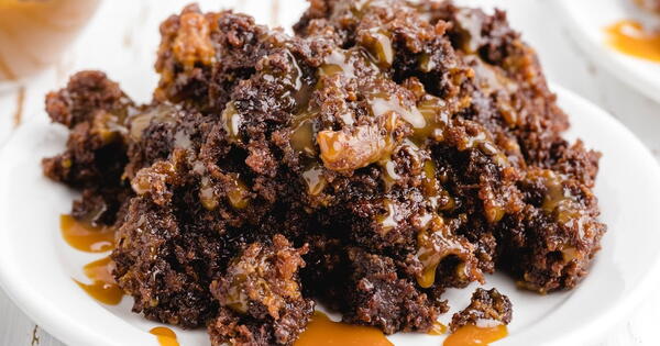 Slow Cooker Chocolate Caramel Cake Slow Cooker Chocolate Caramel Cake