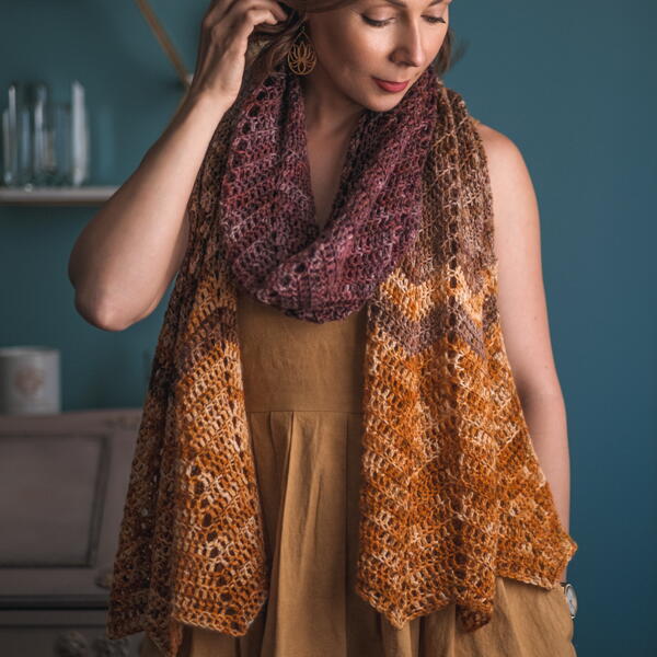 Undulation Crochet Shawl Undulation Crochet Shawl