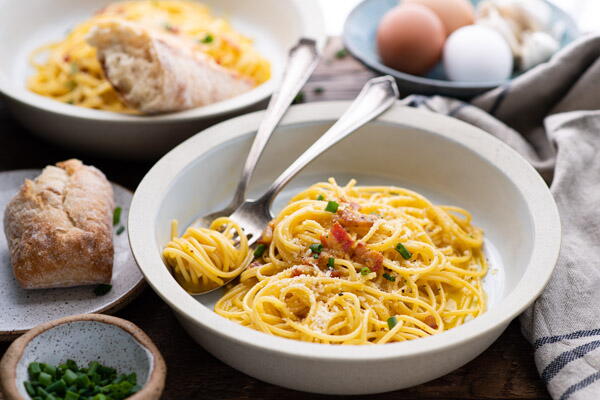 Easy Spaghetti Carbonara Easy Spaghetti Carbonara
