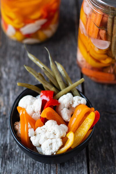 Sous Vide Pickled Vegetables Sous Vide Pickled Vegetables