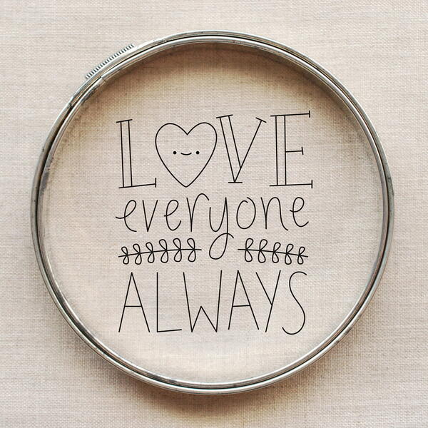 Love Everyone Always Embroidery Pattern Love Everyone Always Embroidery Pattern