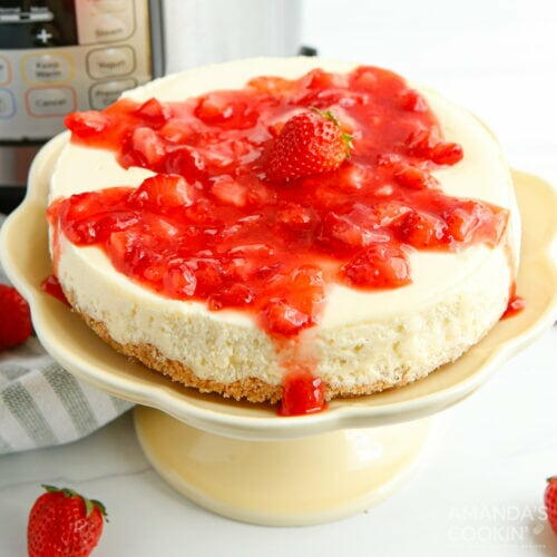 Instant Pot Strawberry Cheesecake Instant Pot Strawberry Cheesecake