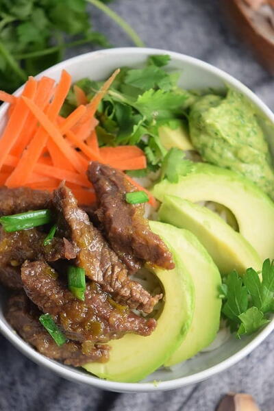 Mongolian Beef Bowls Mongolian Beef Bowls