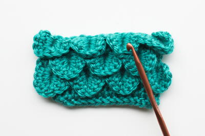 How to: Crochet Crocodile Stitch