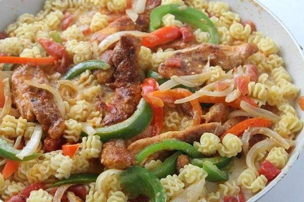 Chicken Fajita Pasta Chicken Fajita Pasta