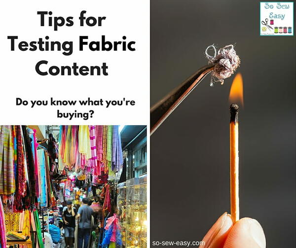 Tips For Testing Fabric Content Tips For Testing Fabric Content