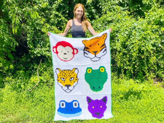 Jungle Animals Blanket