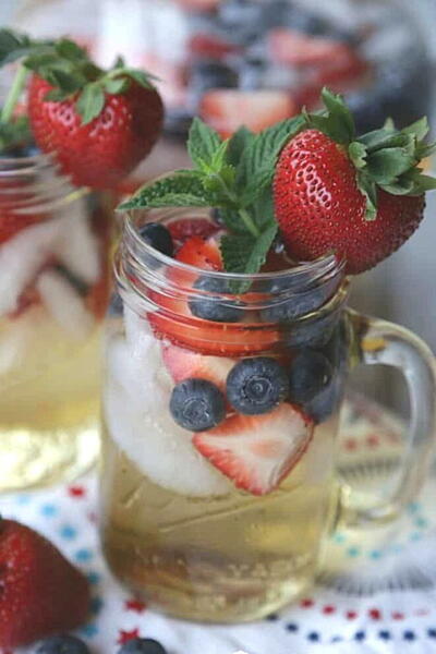 Stars Stripes Mocktail Sangria Stars & Stripes Mocktail Sangria