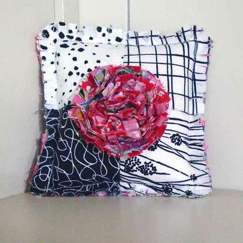 Rag Rose Pincushion Rag Rose Pincushion