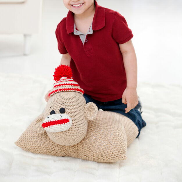Red Hearts Sock Monkey Pillow Red Hearts Sock Monkey Pillow