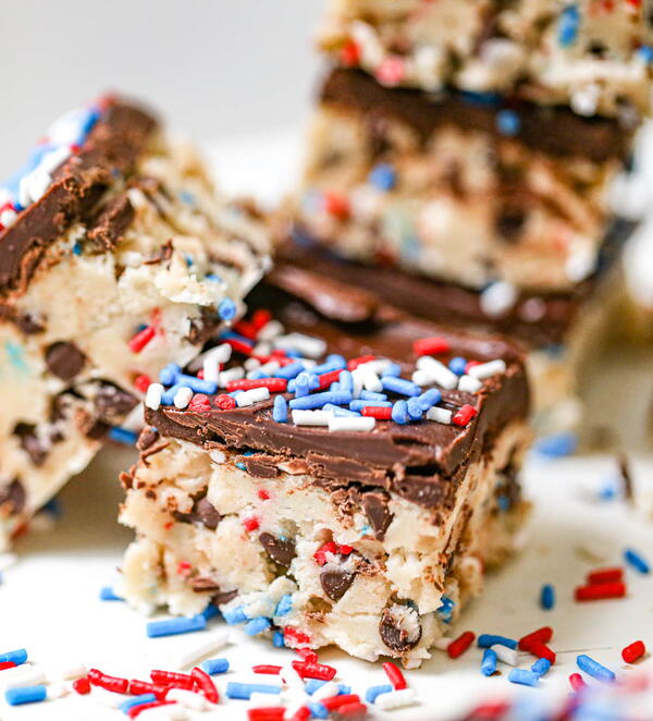 Chocolate Chip Cookie Dough Bars Chocolate Chip Cookie Dough Bars