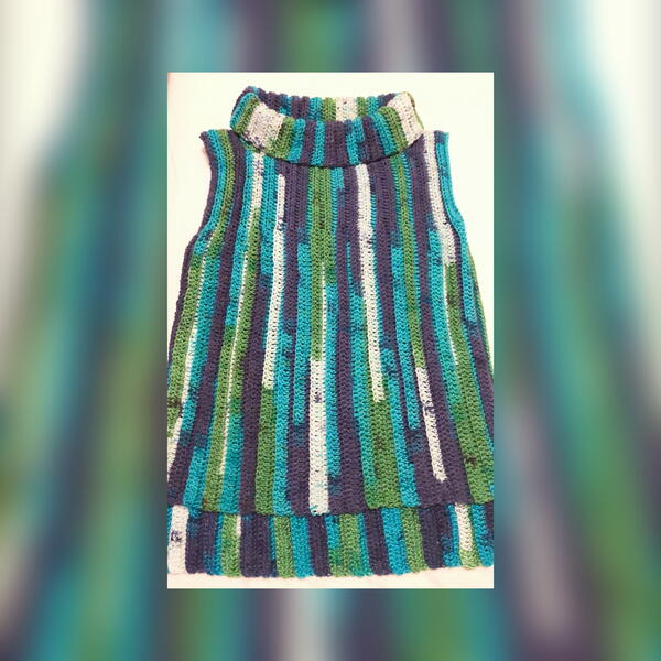 Sleeveless Crochet Sweater Sleeveless Crochet Sweater