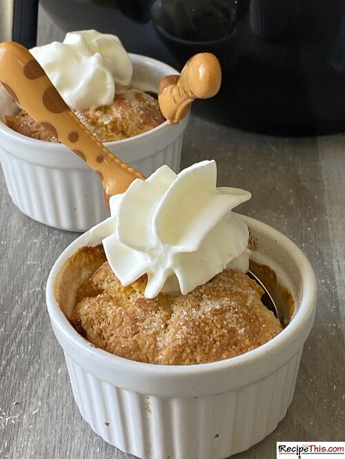 Air Fryer Peach Cobbler Air Fryer Peach Cobbler