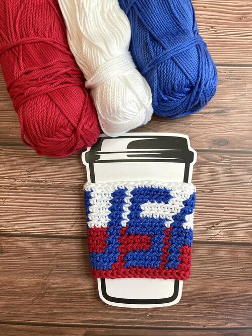 Patriotic Usa Cup Cozy Patriotic Usa Cup Cozy
