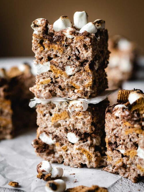 Smores Rice Krispie Treats S’mores Rice Krispie Treats