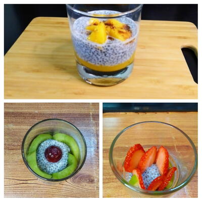 Quick To Make Chia Pudding-healthy Fruit Desserts