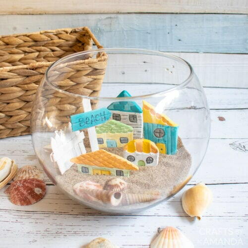 Mini Coastal Clay Houses Mini Coastal Clay Houses