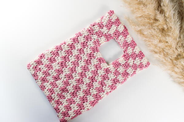 Crochet Checkered Bag Crochet Checkered Bag
