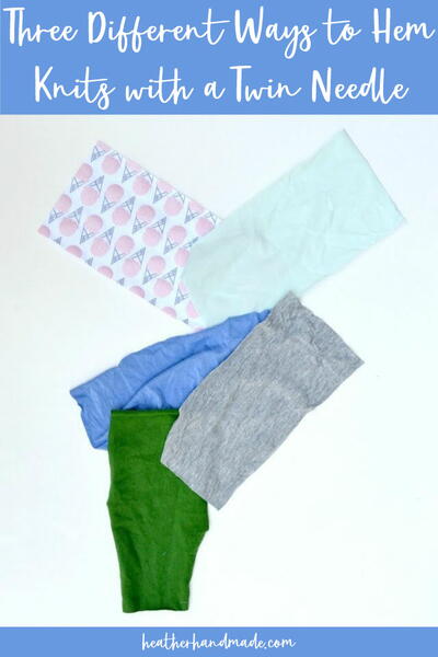 Three Different Ways To Hem Knits Three Different Ways To Hem Knits