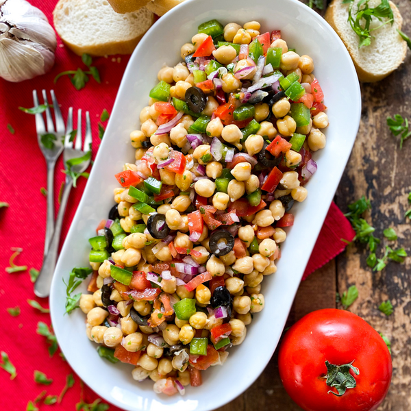 Classic Spanish Chickpea Salad Refreshing Packed With Flavor Classic Spanish Chickpea Salad | Refreshing & Packed With Flavor