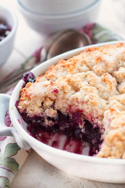 Sweet Dark Cherry Cobbler Sweet Dark Cherry Cobbler