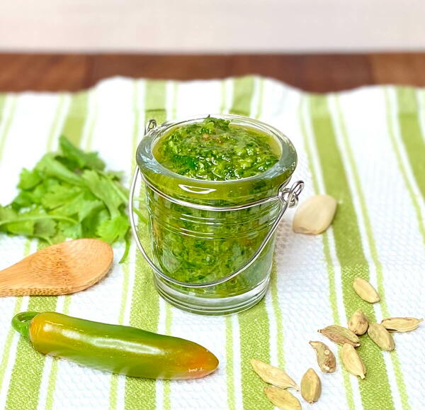 Zhoug Sauce aka Schug Sauce A Spicy Middle Eastern Cilantro Sauce Zhoug Sauce (aka Schug Sauce) – A Spicy Middle Eastern Cilantro Sauce