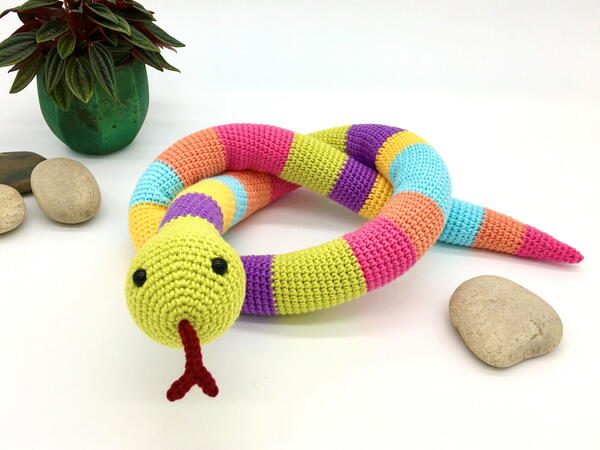 Free Amigurumi Snake Crochet Pattern Free Amigurumi Snake Crochet Pattern