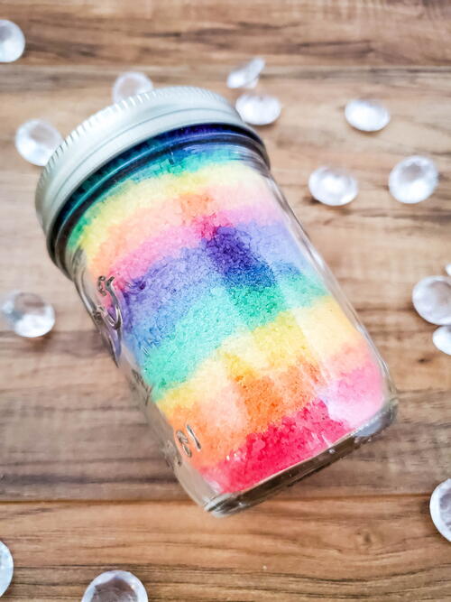 Rainbow Epsom Bath Salts Rainbow Epsom Bath Salts
