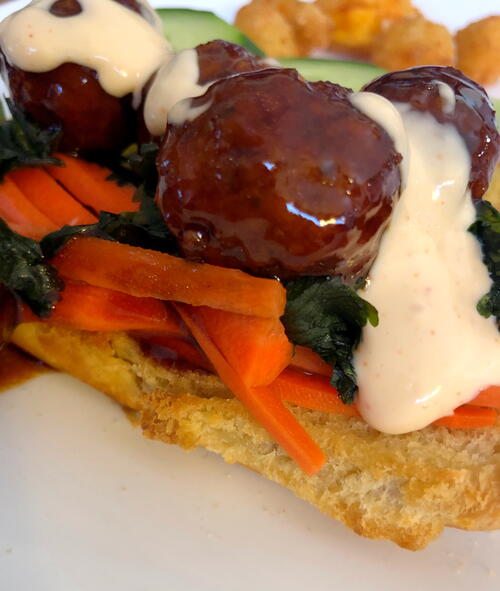 Banh Mi Meatball Sandwich Banh Mi Meatball Sandwich