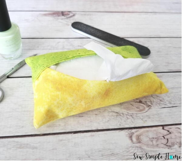 Quick Tissue Holder Sewing Project Quick Tissue Holder Sewing Project