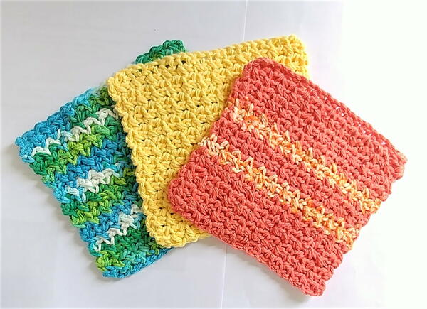 Beginners Easy Summer Dishcloth Beginners Easy Summer Dishcloth