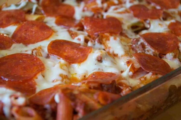 Pizza Casserole Pizza Casserole