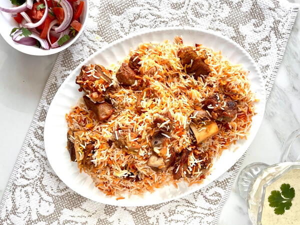 Mutton Beef Biryani Plain Biryani less Spicy Mutton/ Beef Biryani | Plain Biryani (less Spicy)