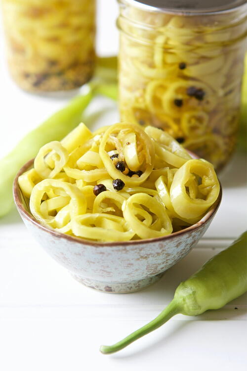 Pickled Banana Peppers Pickled Banana Peppers
