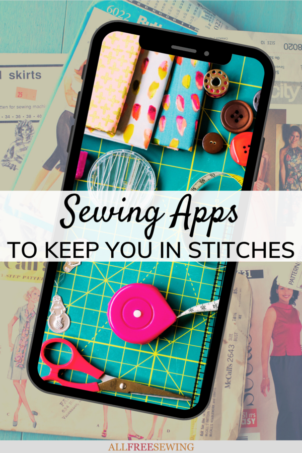 10 Sewing Apps to Keep You in Stitches pin for Pinterest