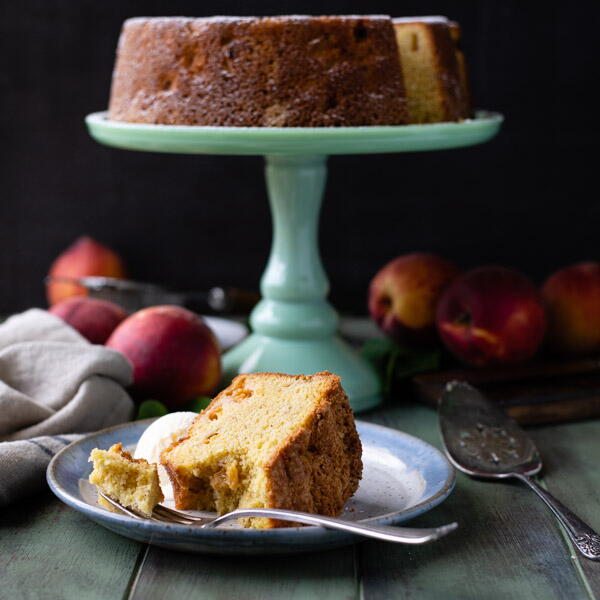 Peach Pound Cake Peach Pound Cake