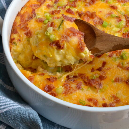 Twice Baked Potato Casserole Twice Baked Potato Casserole