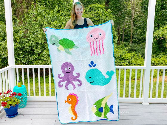 Ocean Animals Blanket Ocean Animals Blanket