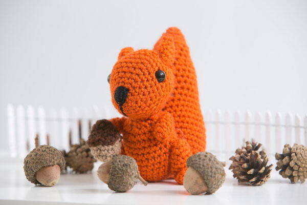 Acorn the Crochet Amigurumi Squirrel Acorn the Crochet Amigurumi Squirrel