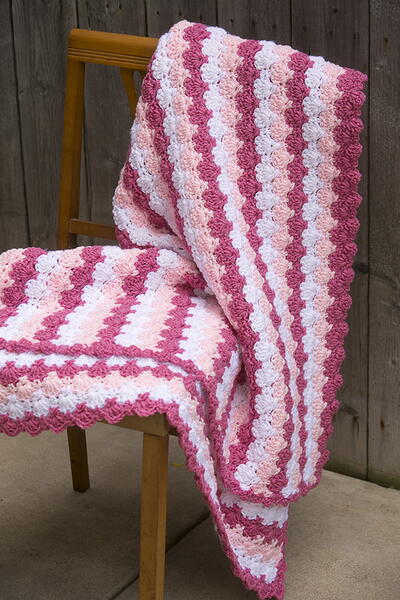 Criss Cross Crochet Shells Throw Criss Cross Crochet Shells Throw