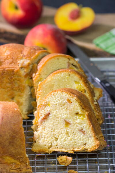 Fresh Peach Pound Cake Fresh Peach Pound Cake