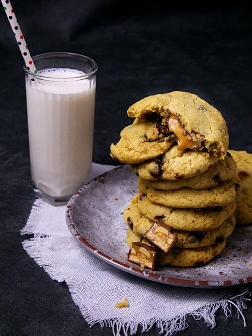 Snickers Surprise Cookies Snickers Surprise Cookies